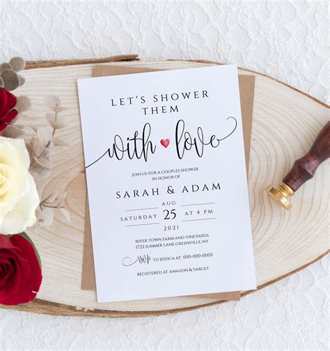 couples wedding shower invitation wording abc wedding