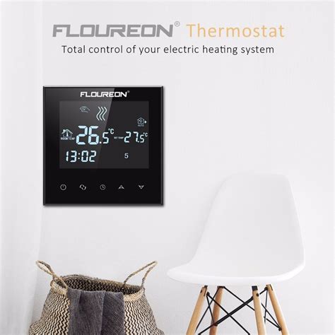 Floureon Floor Heating Thermostat Touch Screen Heating Lcd Thermostat
