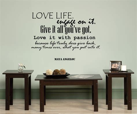 Maya Angelou Quotes Inspirational Wall Decals Vinyl Wall Art A Wall Decal Inspiring Quotes