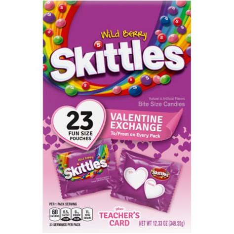 Skittles Wild Berry Valentines Day Candy Exchange Chewy Candy 23 Ct