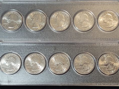 2019 And 2020 Complete Set Of W Mint Mark Quarters In Holders Bweave1coins