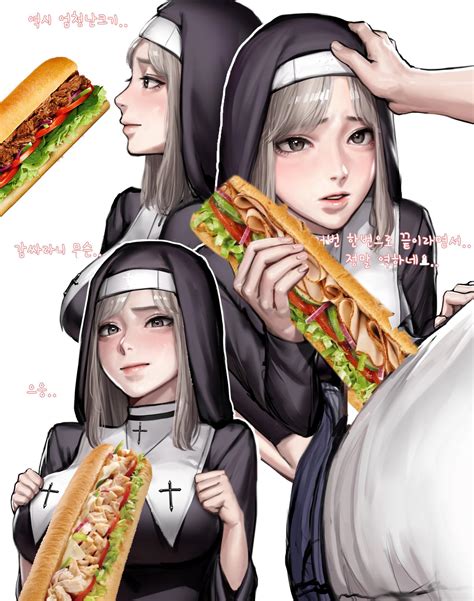 Cute Nun Enjoys Some Delicious Subs Scrolller