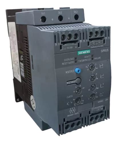 Arrancador Suave Electronico Siemens 30hp 220v 3rw4047 1bb14 Meses