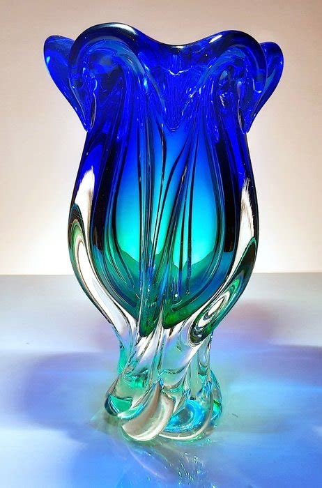 Josef Hospodka Chribska Large Vase Sommerso Glass Catawiki