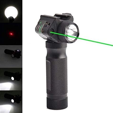 Green Laser Flashlight Combo Grip 600 Lumen Strobe Feature Etsy