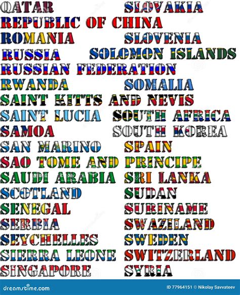 Countries With Letters Photos Cantik