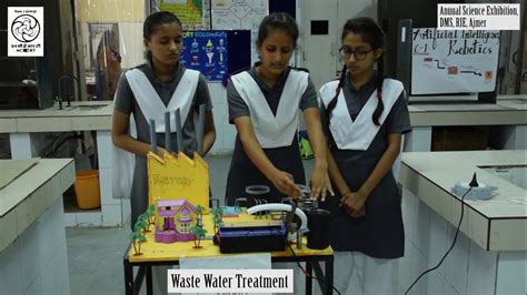 Project Waste Water Treatment I Science Exhibition Dms Ajmer I Youtube