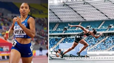 Allyson Felix Beats Usain Bolts Record Just 10 Months After Giving Birth