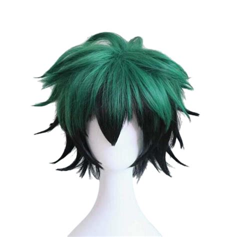 Buy Cosplay Wig Anime My Hero Academia Deku Izuku Midoriya Green Short