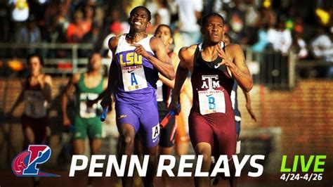 Streams hosted from sites like reddit, youtube, buffstreamz are embedded here. Penn Relays to be Streamed LIVE on Flotrack
