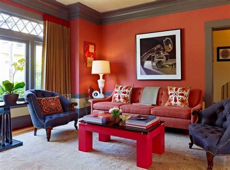 Blue And Red Living Room Idea Elegant Red And Blue Living Room Decor