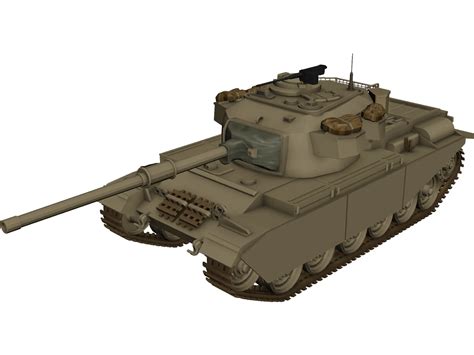 Centurion Mk5 3d Model 3dcadbrowser