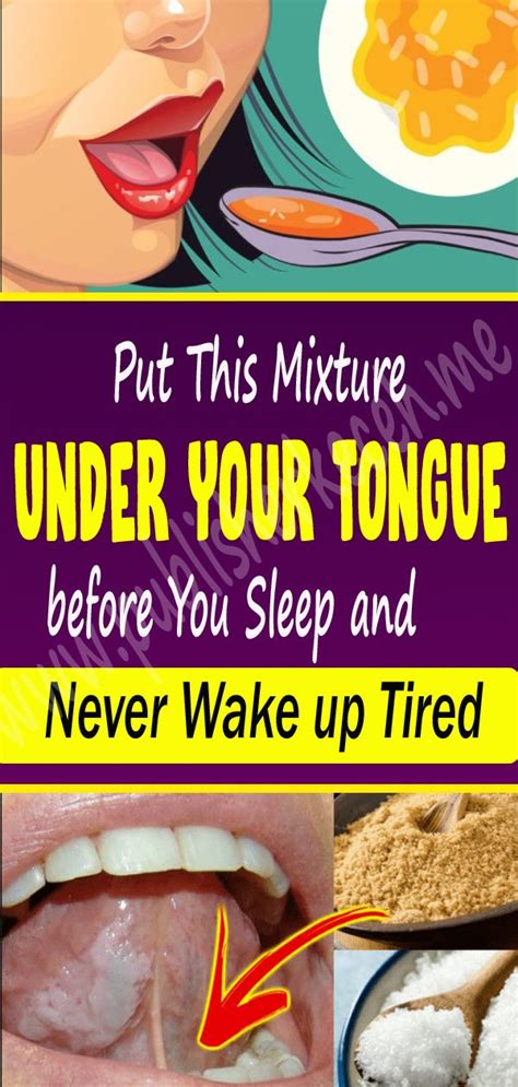 Put This Mixture Under Your Tongue Before You Sleep And Never Wake Up