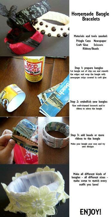 Make Your Own Bangles Diy Crafts Recycled Materials Quick And Easy