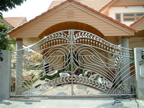 House gate design 2018 modern. Design Of The Gate At The Mansion - Modern Home Minimalist ...