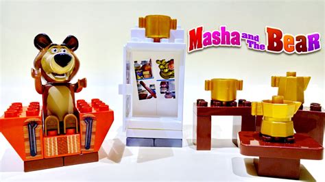 Masha And The Bear Playbig Bloxx Playset Toy ★ Bears Room For Masha I Medved Youtube