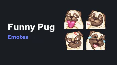 Funny Pug Emotes
