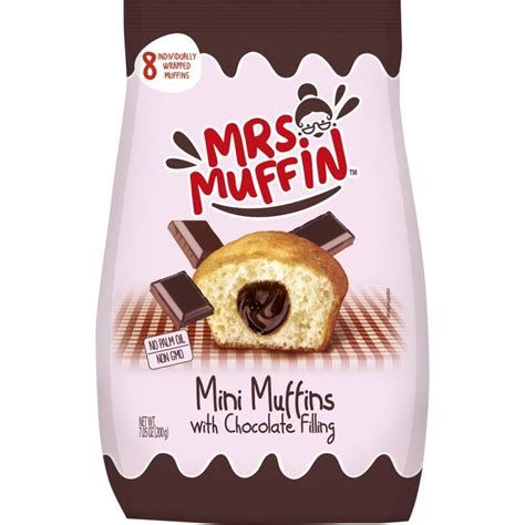 MRS MUFFIN μίνι muffins με γέμιση σοκολάτα 200γρ Market In