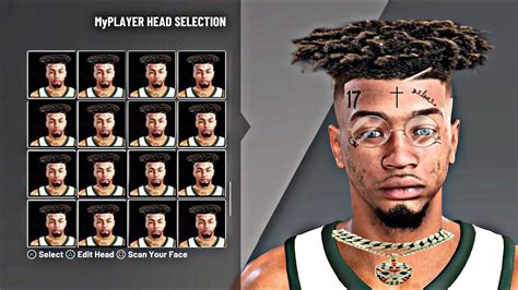 New Drippiest Face Creation In Nba 2k20🙈look Like A Dribble God😌 Youtube