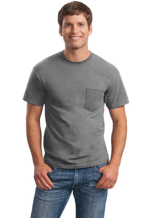 Gildan Men S Ultra Cotton Short Sleeve T Shirt With Pocket