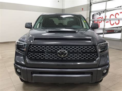 To distinguish the trd sport from regular tundra models, toyota adds body color mirrors, bumpers, hood scoop, led headlights, mesh grille and trd sport decals on the bedsides. New 2020 Toyota Tundra TRD Sport 4 Door Pickup in Sherwood ...