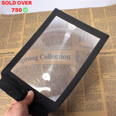 a4 full page magnifier sheet large magnifying glass reading aid lens 3x big ebay
