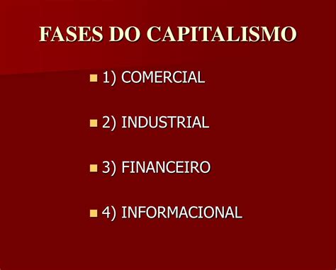 Sobre O Capitalismo Industrial Analise O Diagrama Apresentado A Seguir