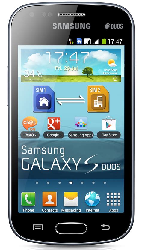 Shop Samsung Galaxy S Duos S7562 Gsm Unlocked Dual Sim Android Cell Phone Black Free