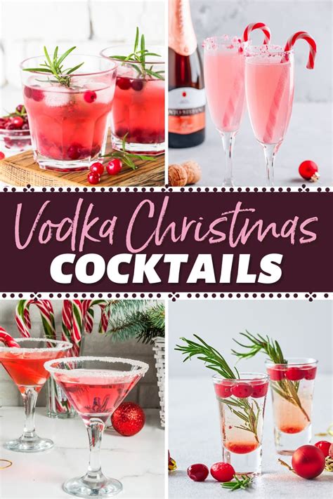 Best Vodka Christmas Cocktails Drinks Insanely Good