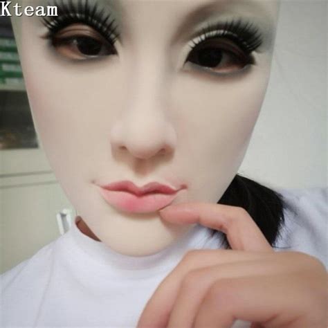 💰kaufe Neue Weibliche Maske Latex Silikon Machina Realistische