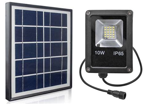 10w Solar Flood Light And Remote And Solar Panel Shop Today Get It