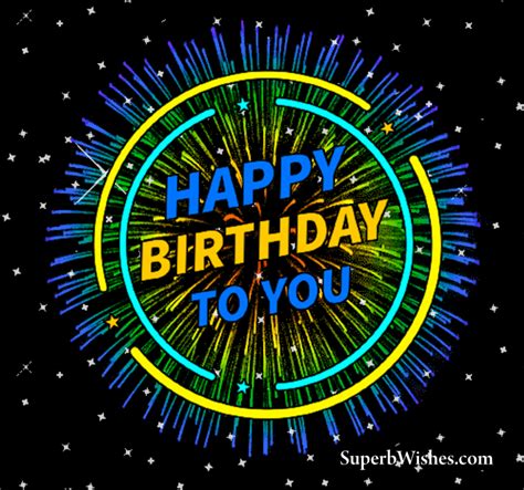 Free Happy Birthday Gif Images Animated Birthday Gifs Superbwishes