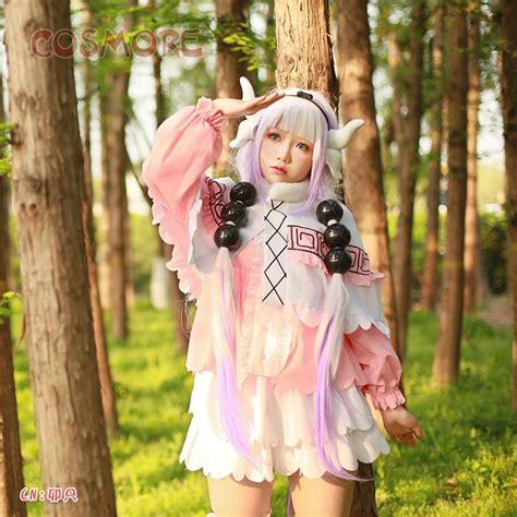 Kanna Kamui Cosplay Miss Kobayashis Dragon Maid Costume Dress Maid