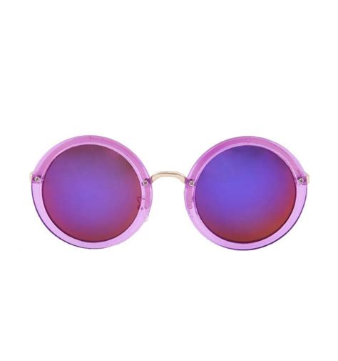 Purple Round Frame Sunglasses Reference A15051076 Round Frame Sunglasses Sunglass Frames