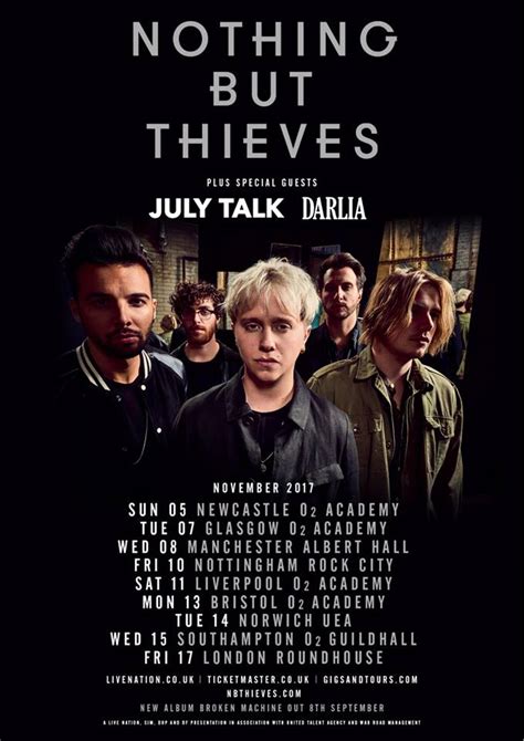 Nothing But Thieves Announce Uk Tour All Things Loud