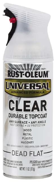 Rust Oleum 302151 Universal All Surface Spray Paint 11 Oz Clear Dead