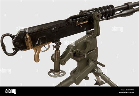 A Hotchkiss Model 1914 Machine Gun 1938 8 Mm Hotchkiss Caliber Stock