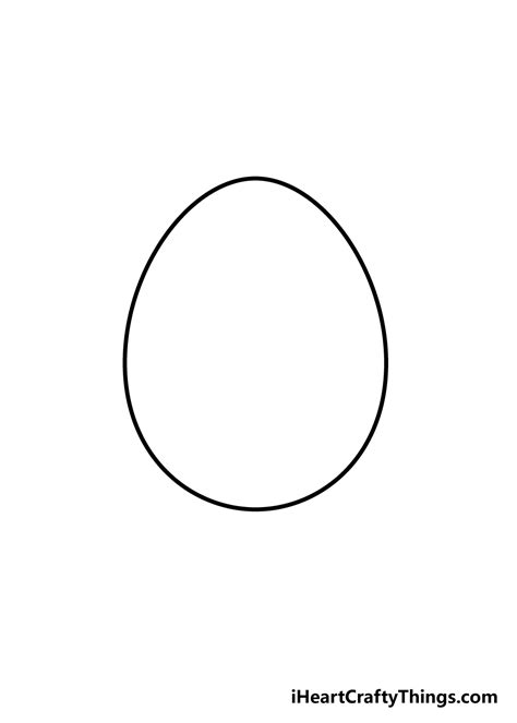 Egg Drawing How To Draw An Egg Step By Step