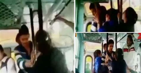 Watch Sisters On Bus Use Belts To Beat Three Men For Allegedly