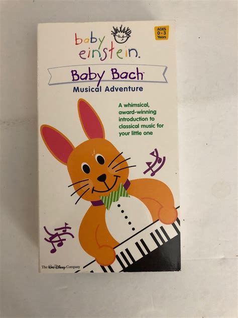 Baby Bach By Disney Vhs 2000tested Rare Vintage Collectible Ships N