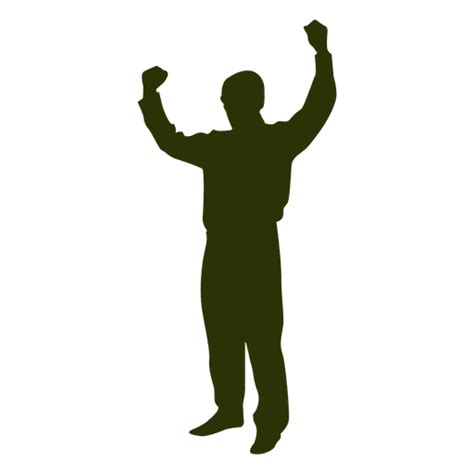 Man Raising Hands 5 Transparent Png And Svg Vector File