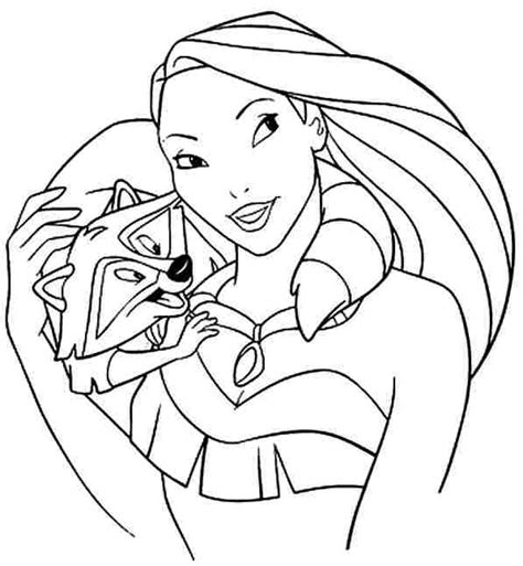 Pocahontas Free Online Coloring Pages Pocahontas Coloring Pages Páginas para colorear para
