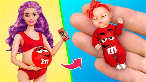 14 Diy Pregnant Doll Hacks And Crafts Youtube