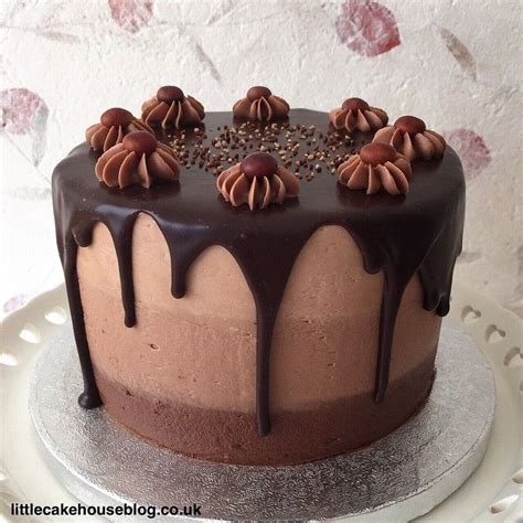 Ombré Nutella buttercream chocolate cake Cake Desserts Nutella cake