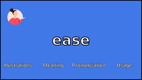 Ease Meaning And Pronunciation Youtube