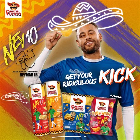Mister Potato Announces Partnership With Nr Sports Neymar Jr As New