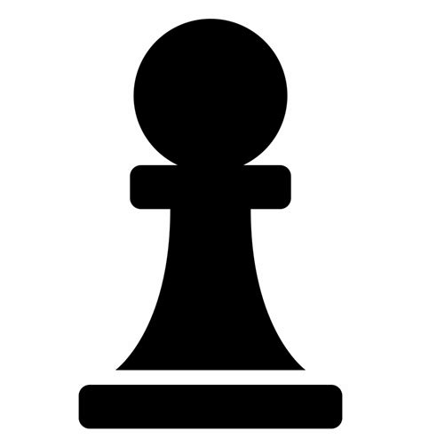 Font Awesome 5 Solid Chess Pawn Illustration Clip Art Library