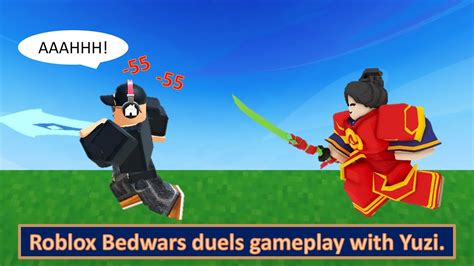 Roblox Bedwars Duels Gameplay With Yuzi Youtube