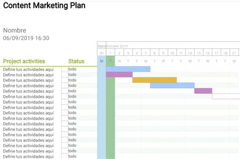 ᐅ Plantilla Excel Plan de trabajo Descargar Gratis