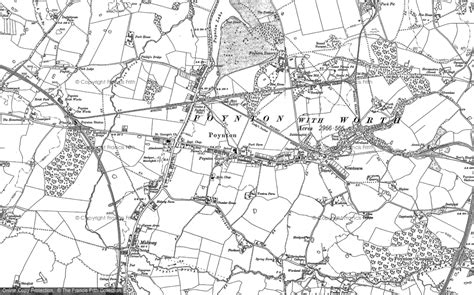 Old Maps Of Poynton Cheshire Francis Frith